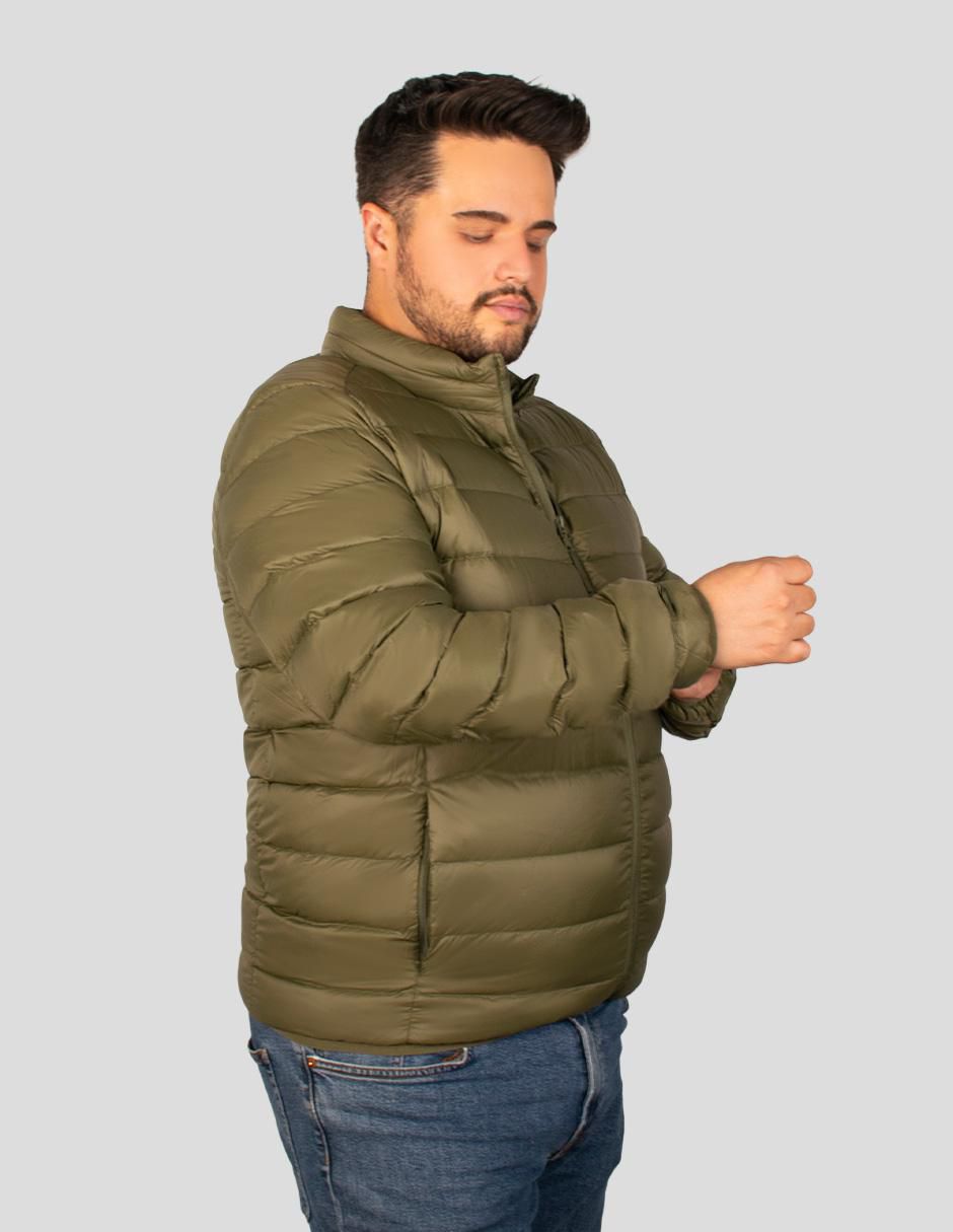 Chamarra acolchada con capucha para hombre 4