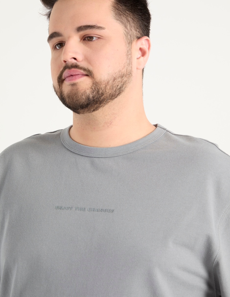 Playera cuello redondo para hombre