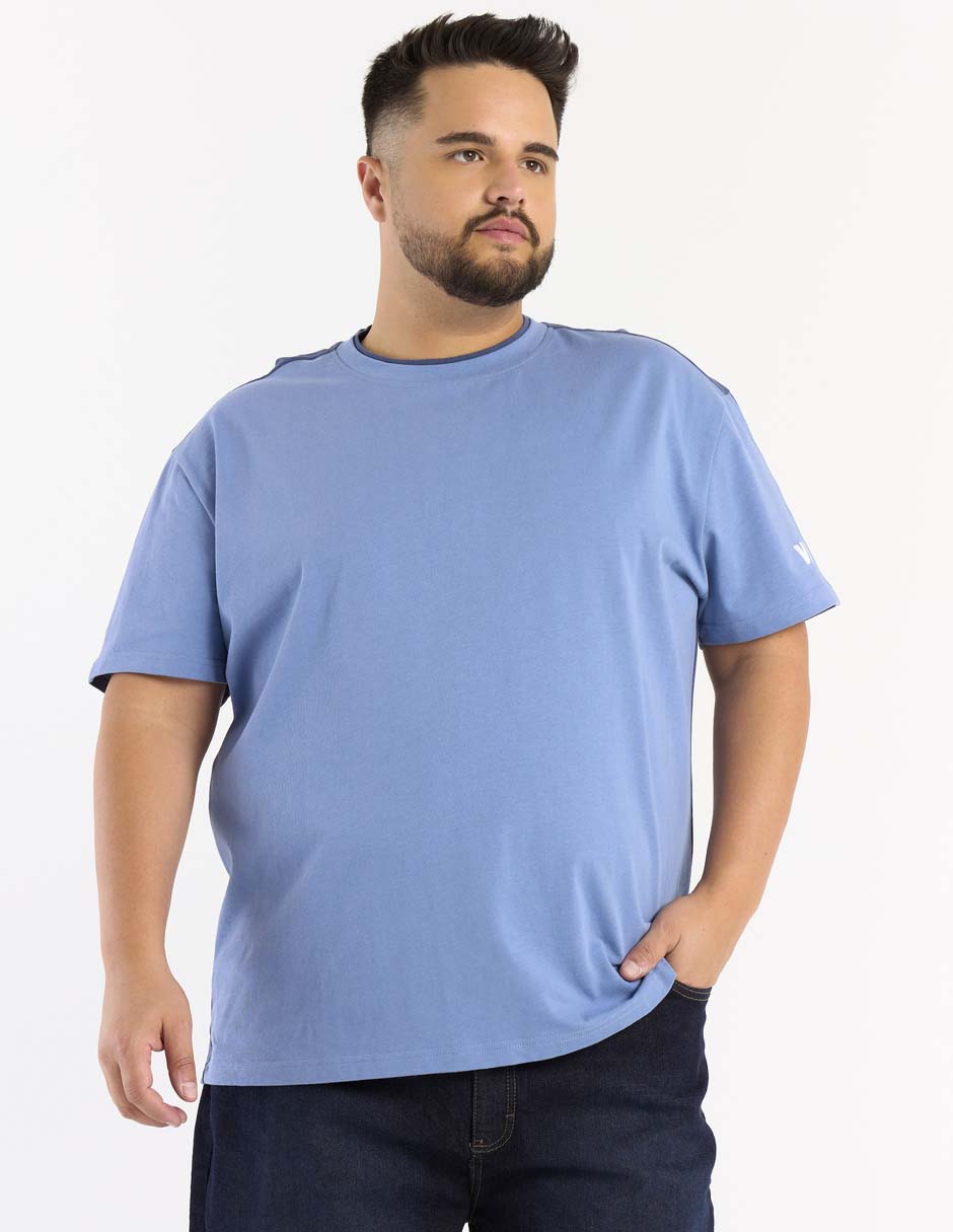 Playera cuello redondo para hombre 1