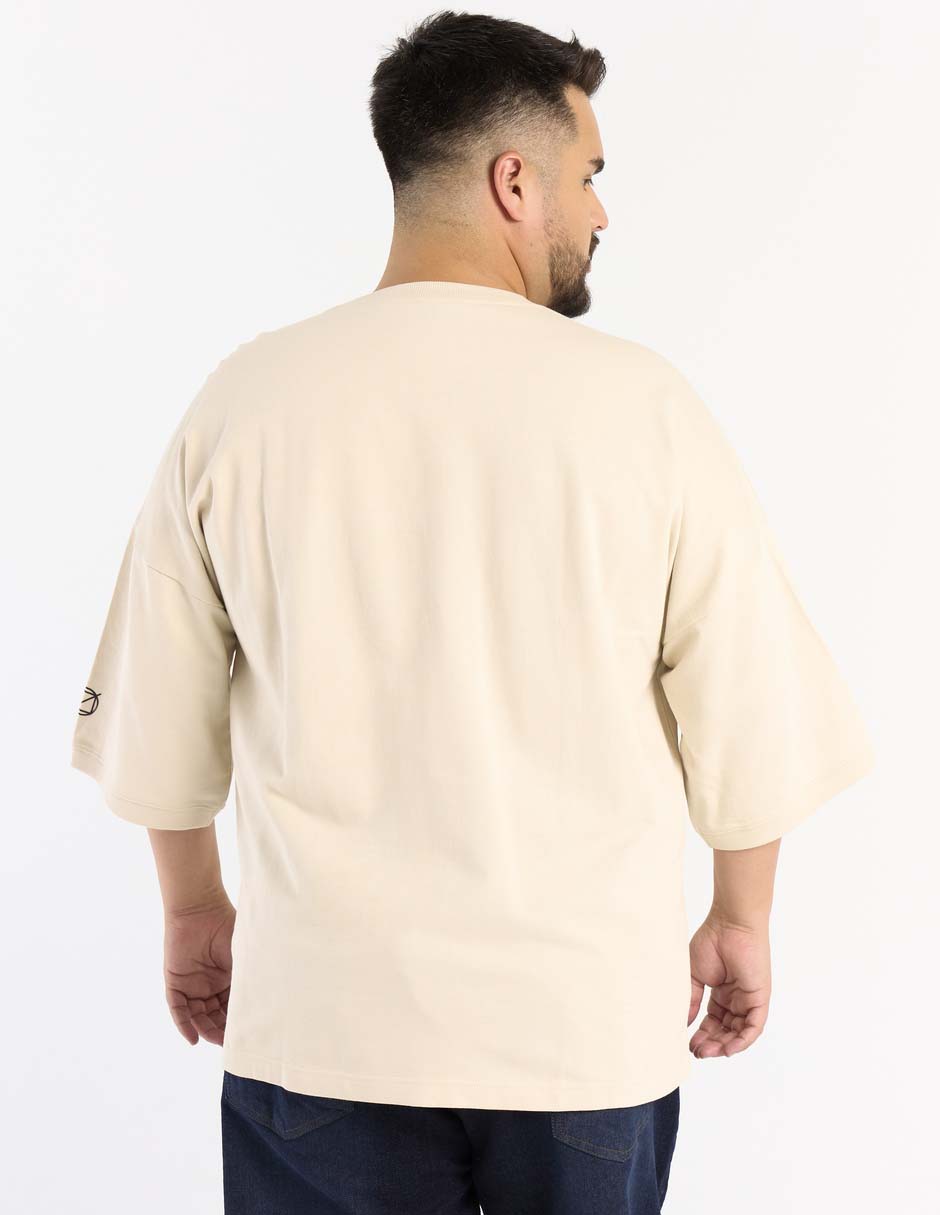 Playera cuello redondo para hombre