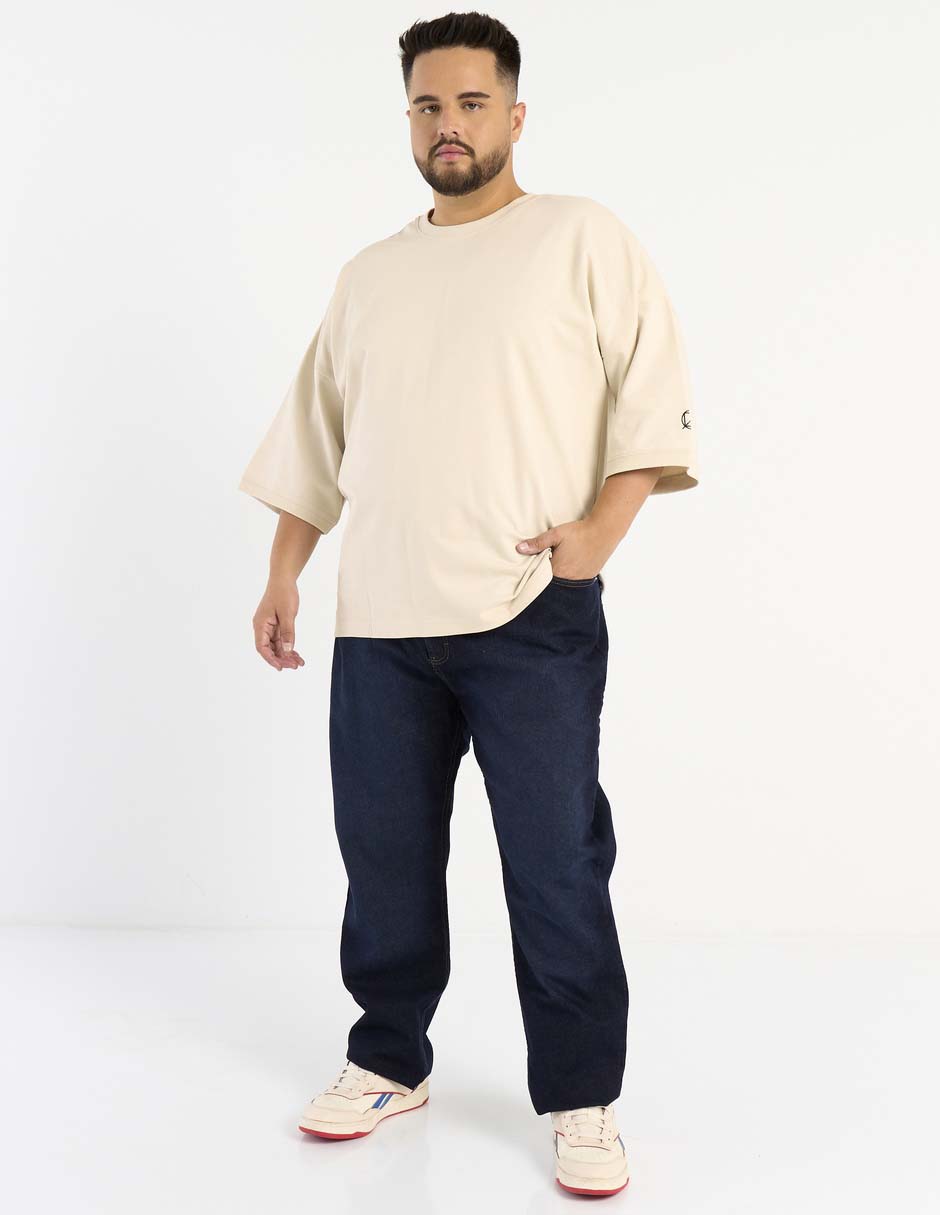 Playera cuello redondo para hombre