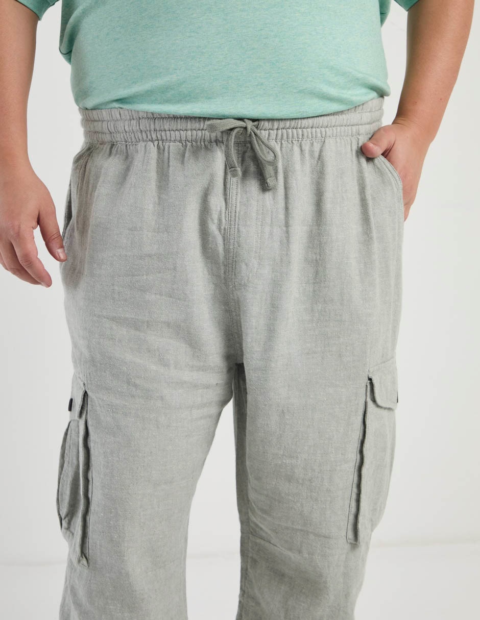 Pantalón cargo regular de algodón para hombre 3