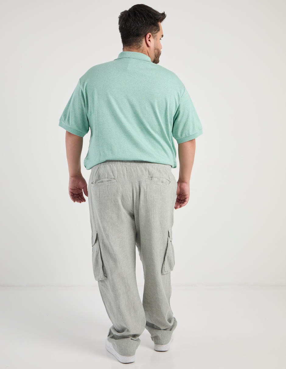 Pantalón cargo regular de algodón para hombre 6