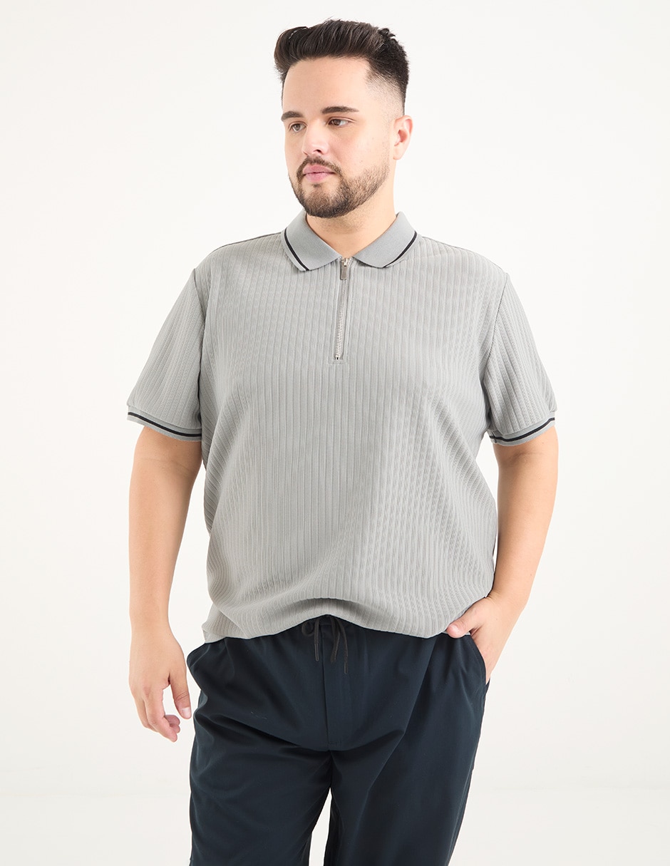 Playera cuello polo para hombre