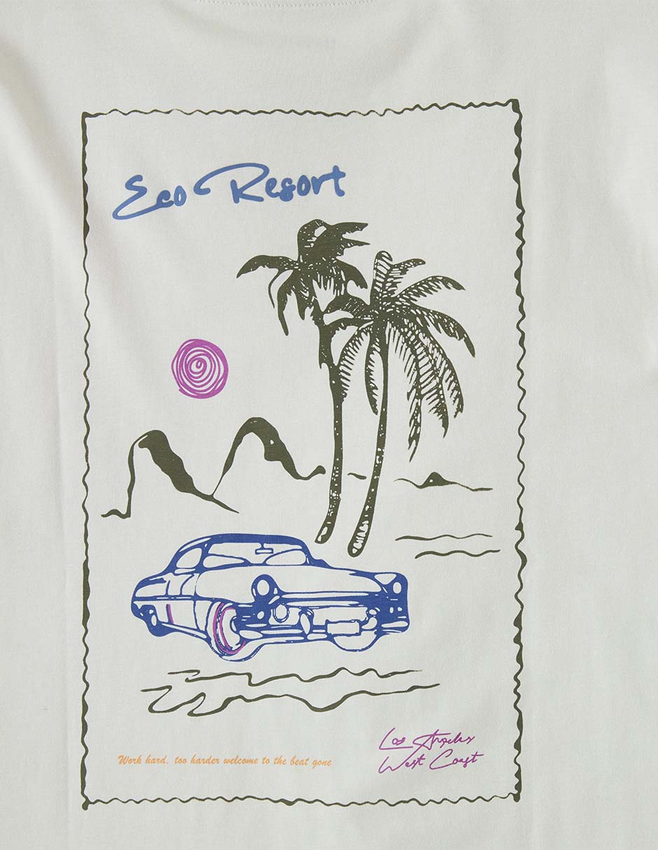 Playera cuello redondo para hombre