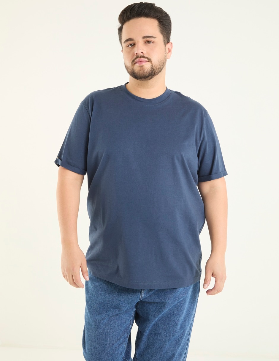 Playera cuello redondo para hombre