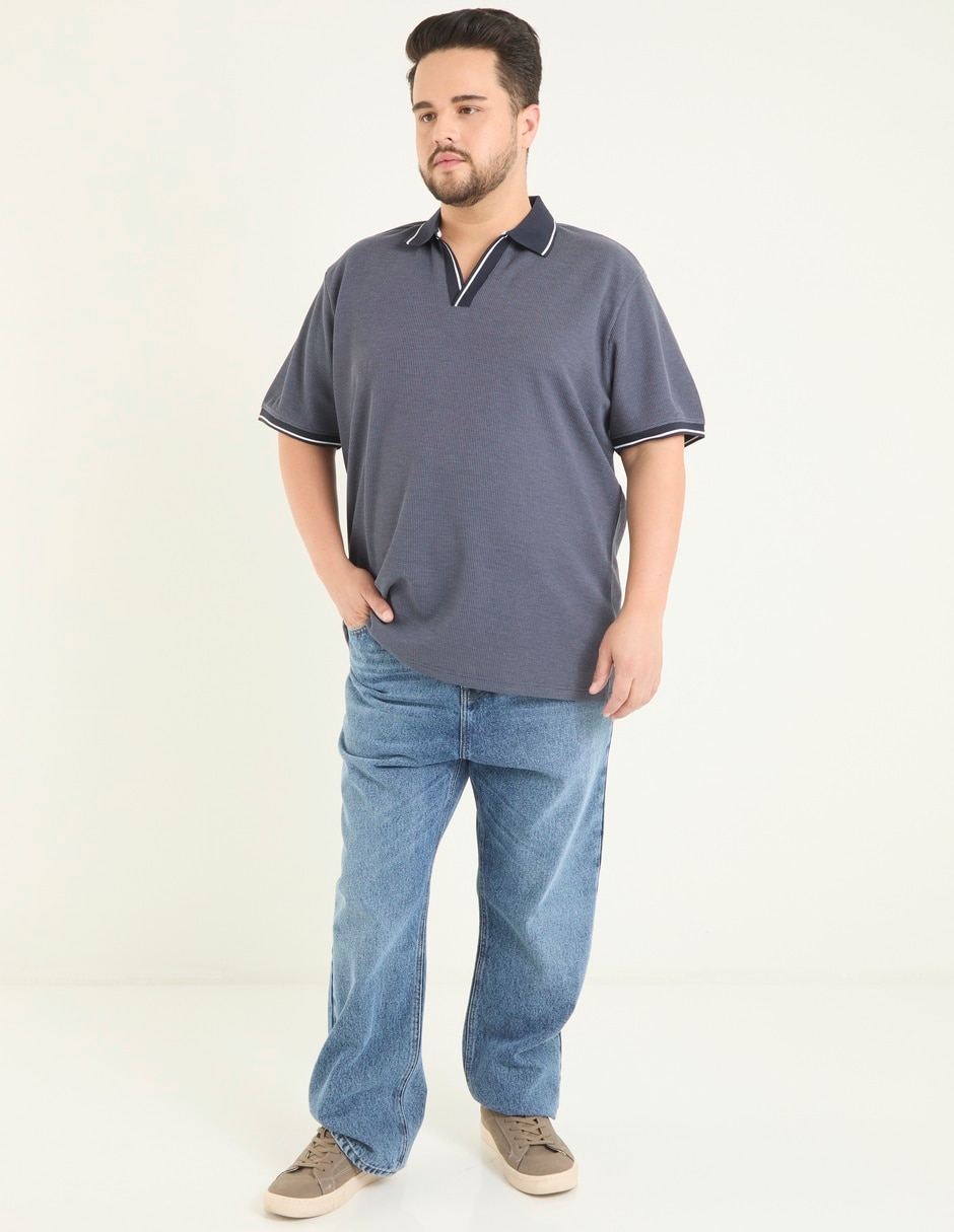 Playera tipo polo Jbe para hombre
