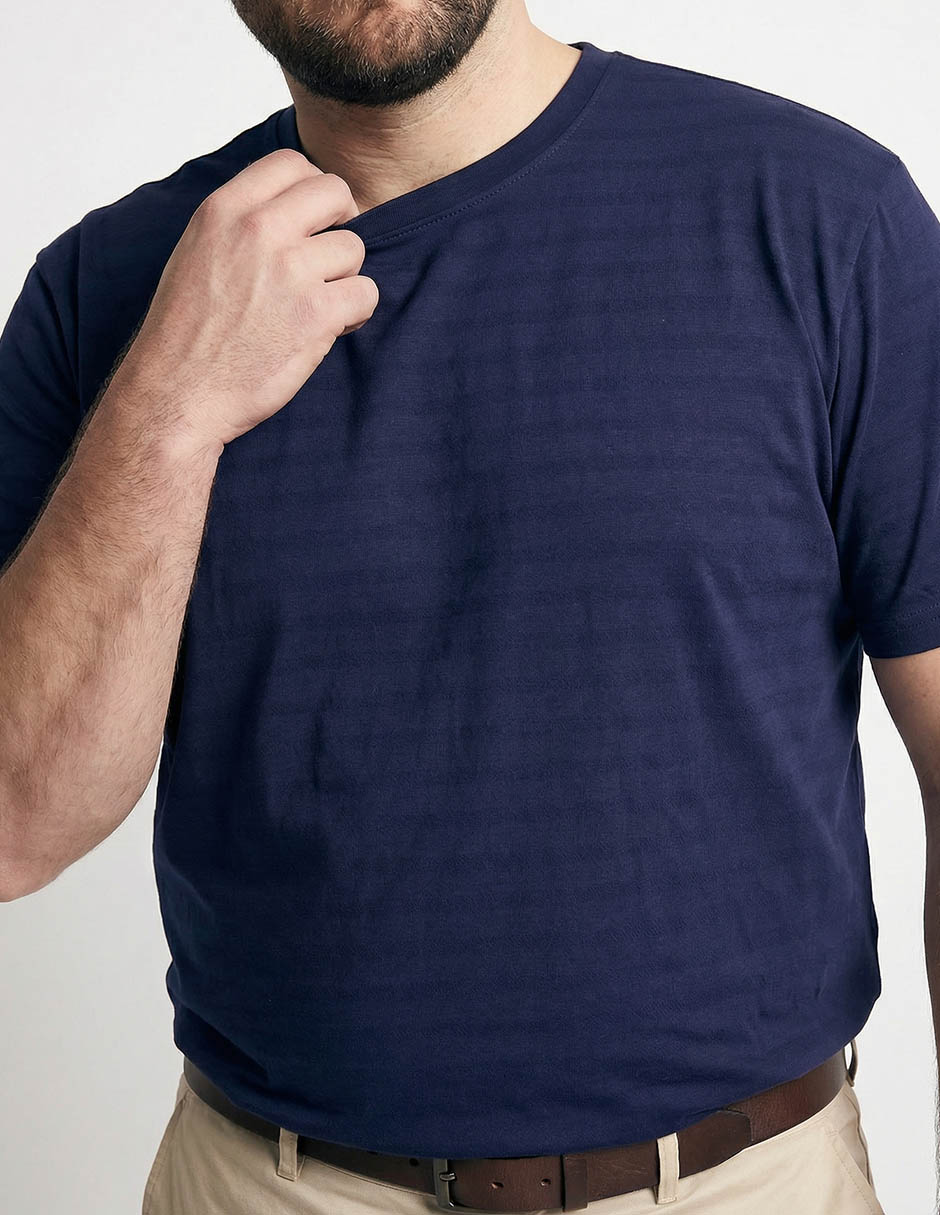 Playera cuello redondo para hombre