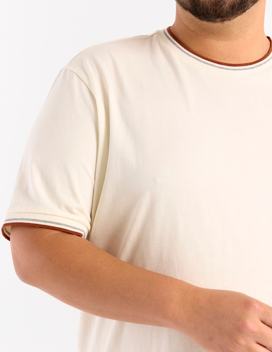 Playera cuello redondo para hombre 4