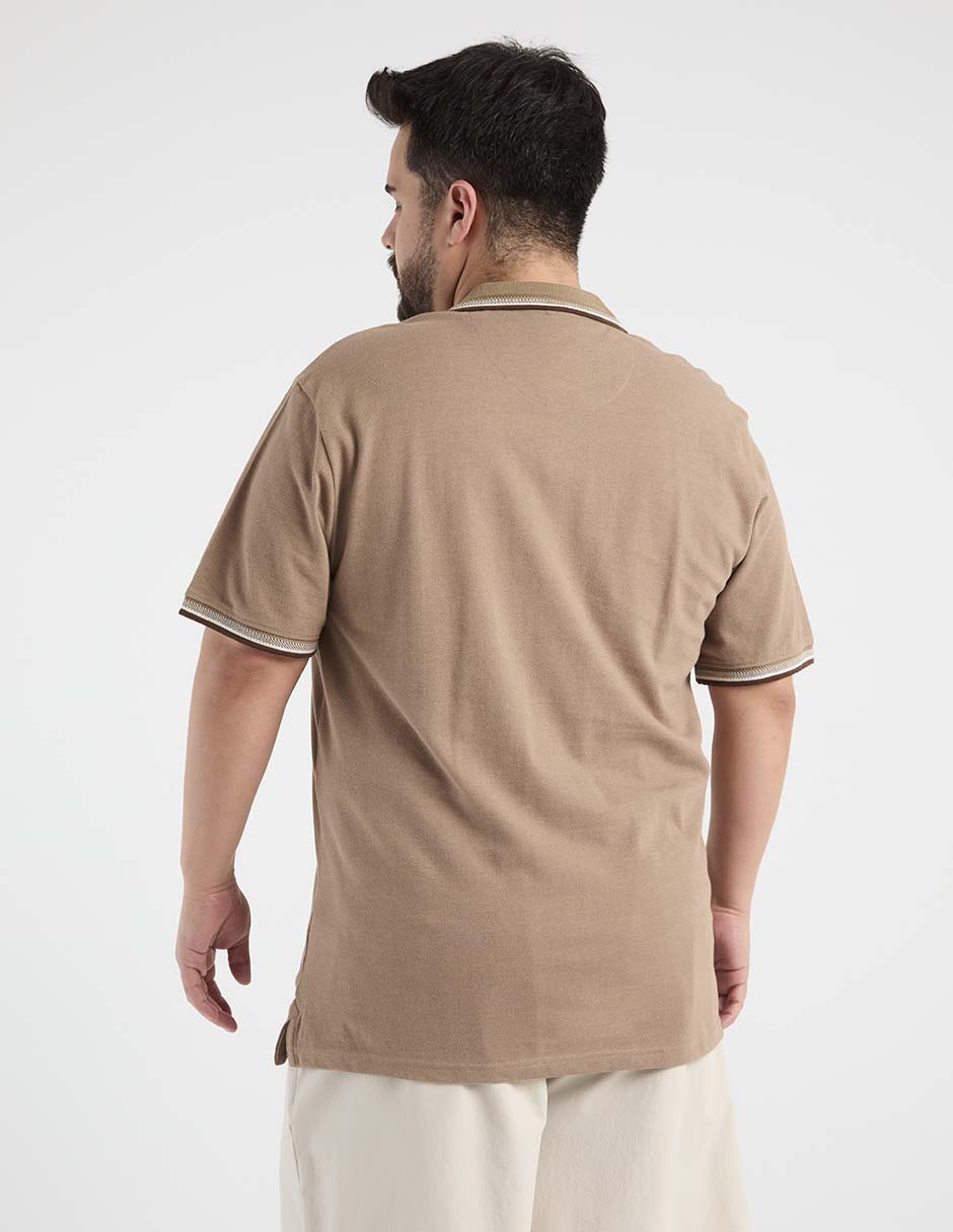 Playera tipo polo Jbe para hombre