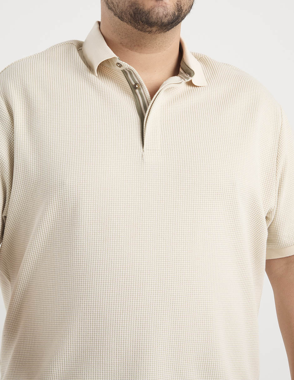 Playera tipo polo Jbe para hombre