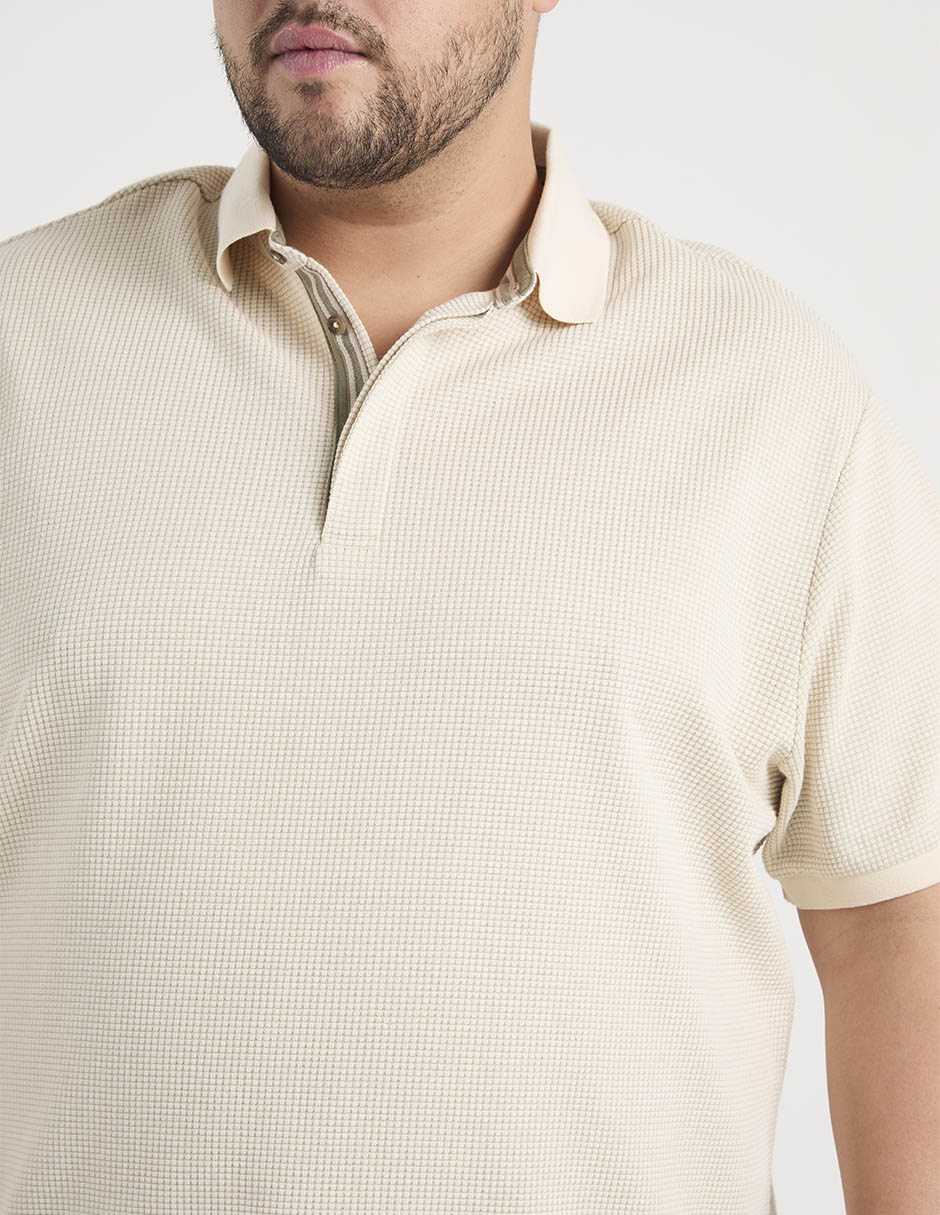 Playera tipo polo Jbe para hombre