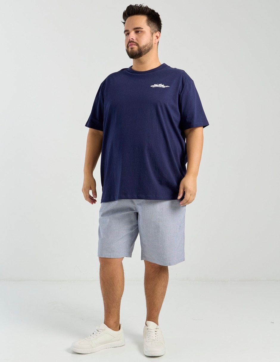 Bermuda de algodón para hombre