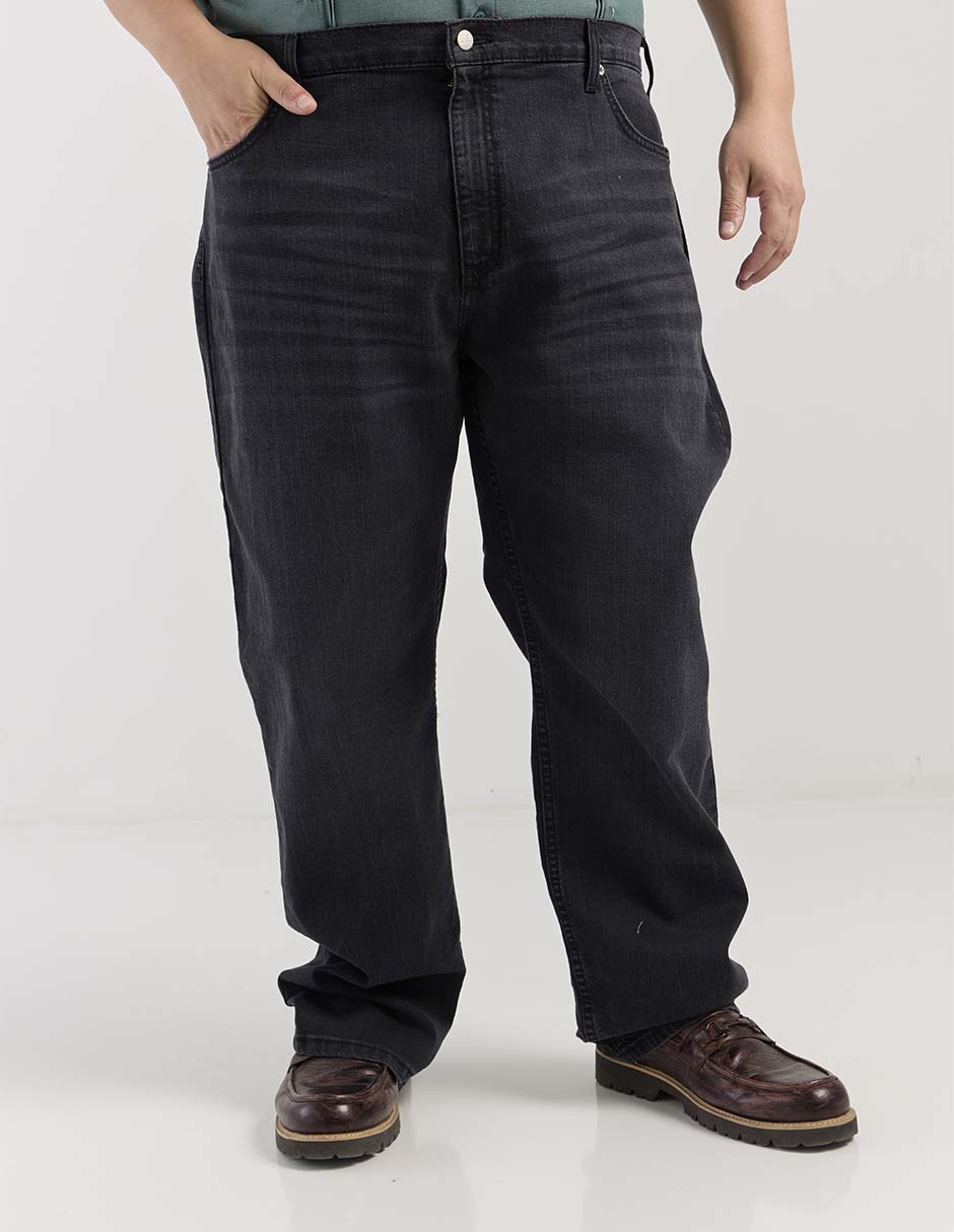 Jeans straight Jbe lavado whisker para hombre