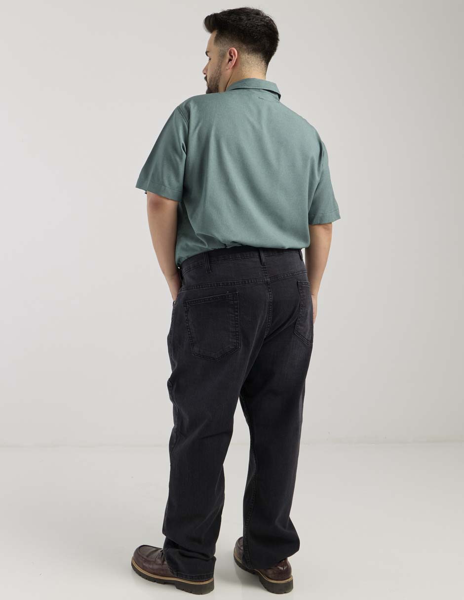Jeans straight Jbe lavado whisker para hombre