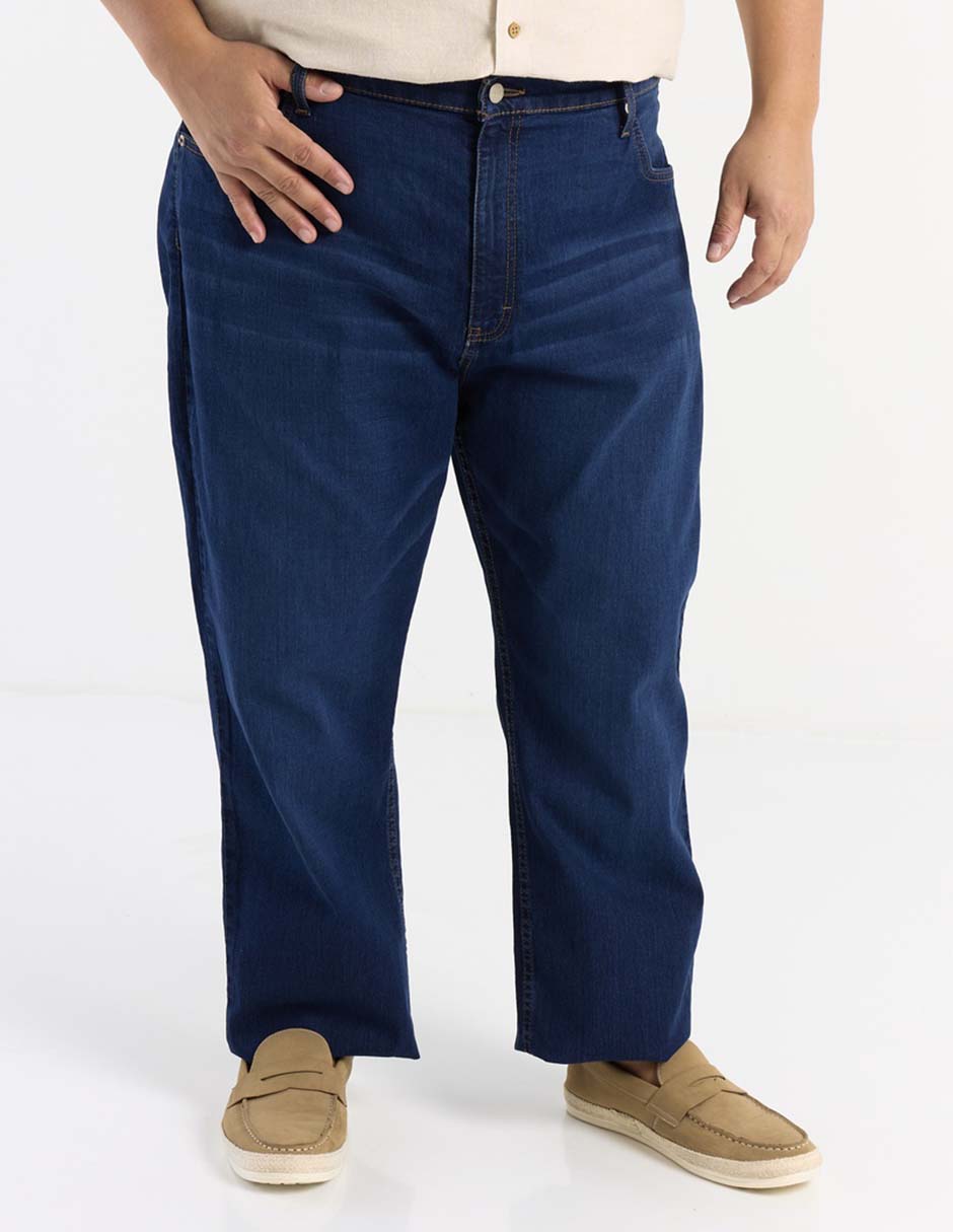 Jeans straight Jbe lavado medio para hombre