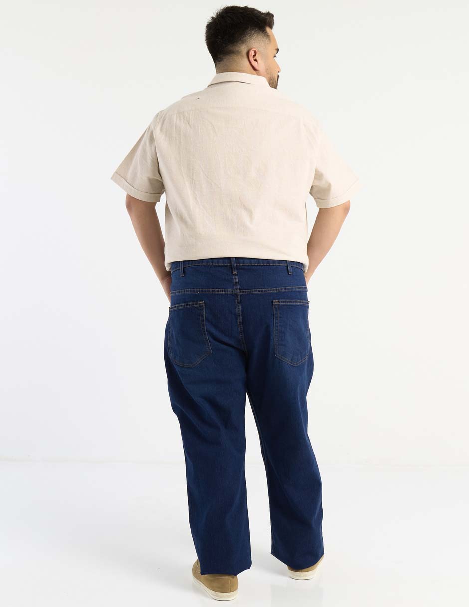 Jeans straight Jbe lavado medio para hombre