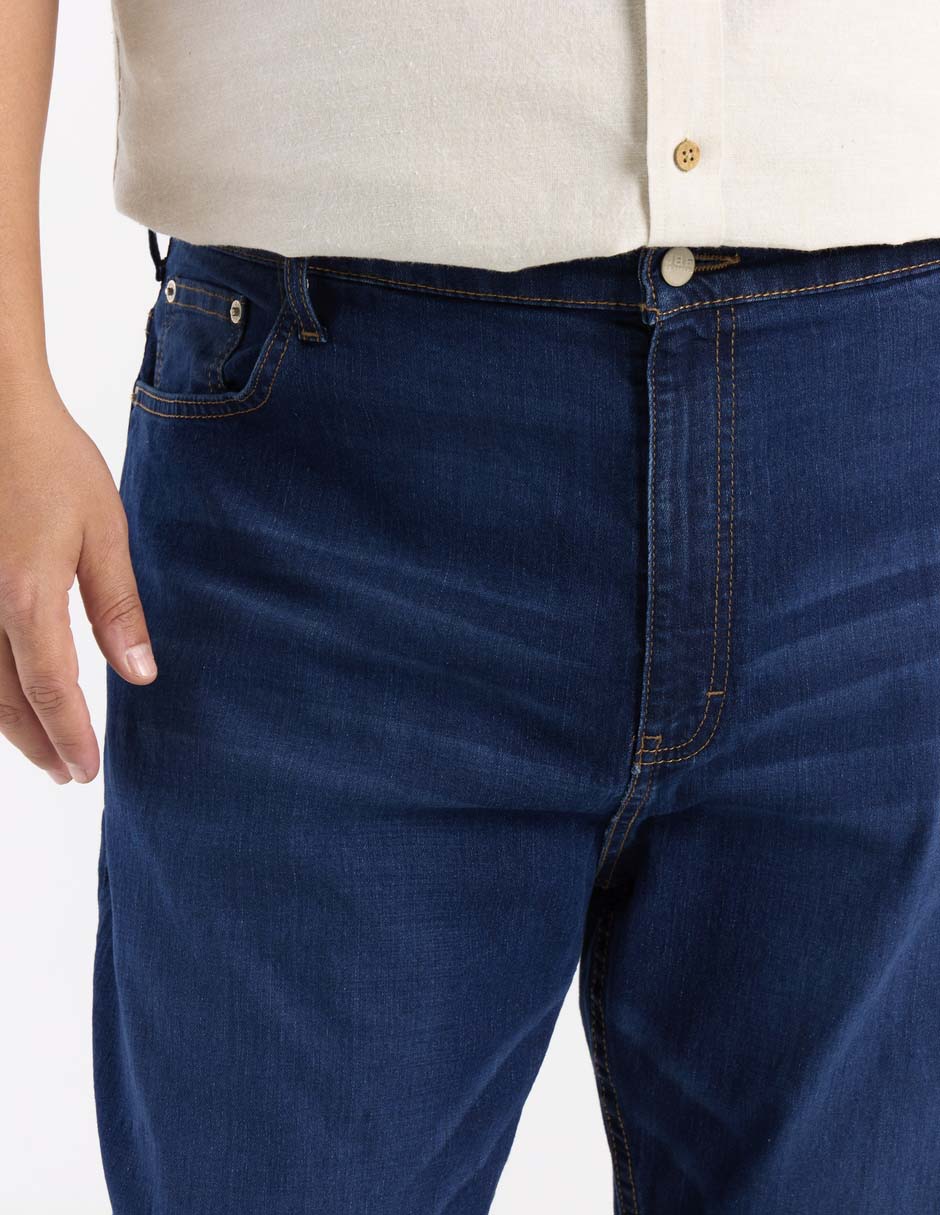 Jeans straight Jbe lavado medio para hombre
