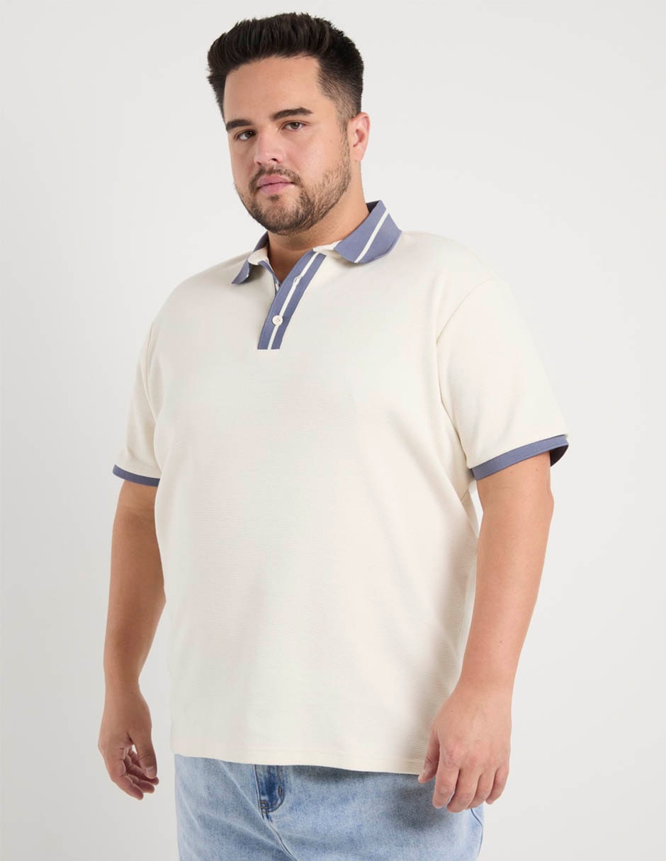 Playera tipo polo Jbe para hombre