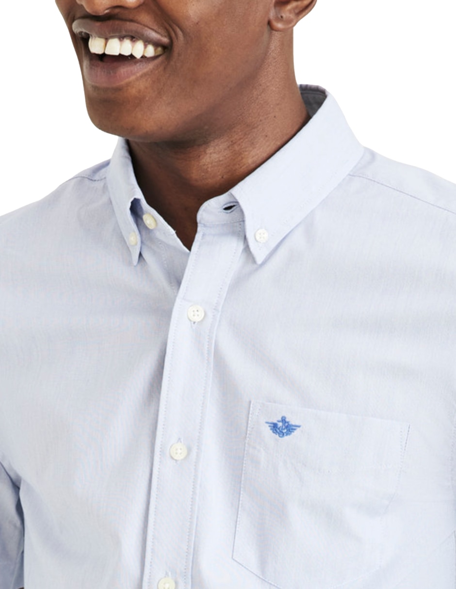 Camisa casual de algodón manga corta para hombre 2