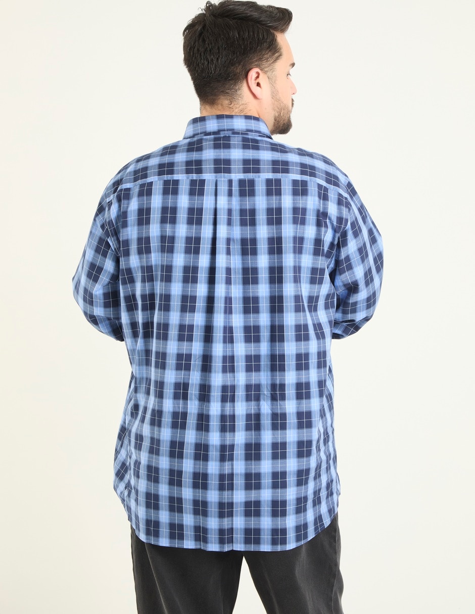 Camisa de algodón manga larga para hombre 4
