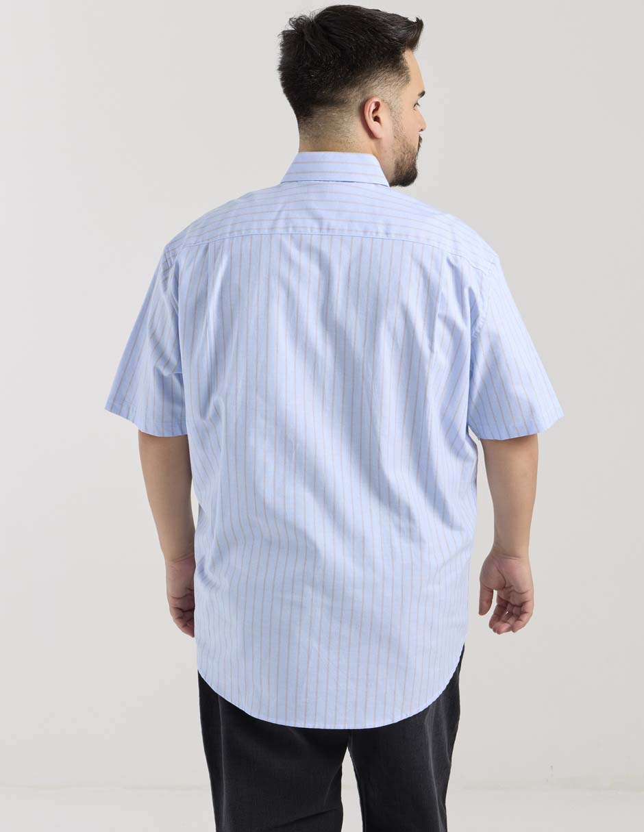 Camisa casual de algodón manga corta para hombre 5