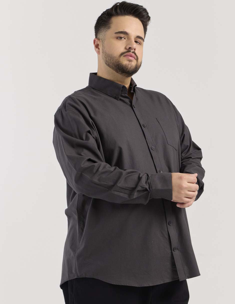 Camisa casual Dioro de algodón manga larga para hombre