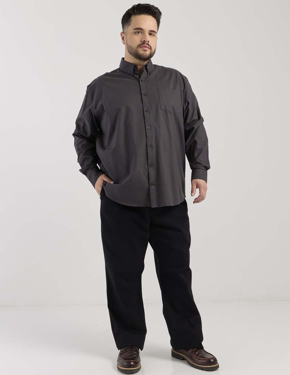 Camisa casual Dioro de algodón manga larga para hombre