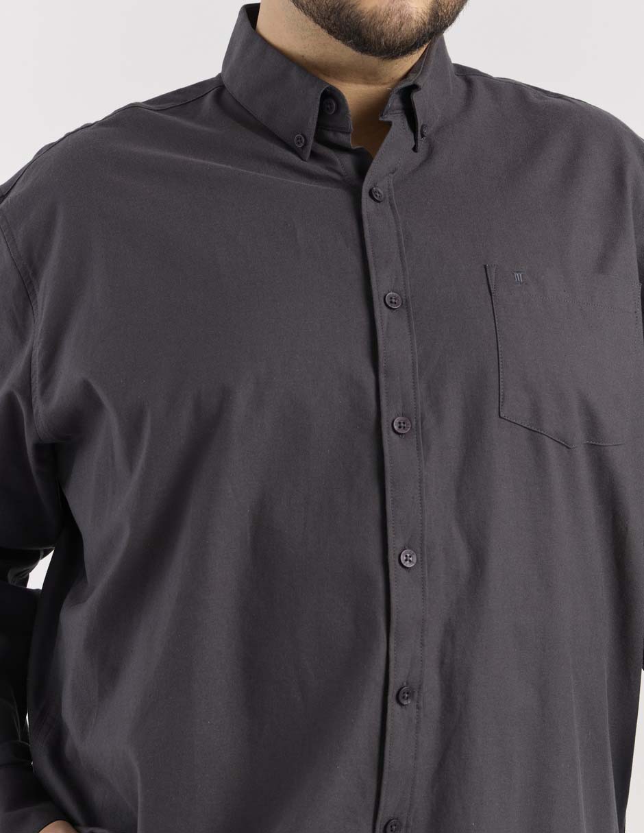 Camisa casual Dioro de algodón manga larga para hombre