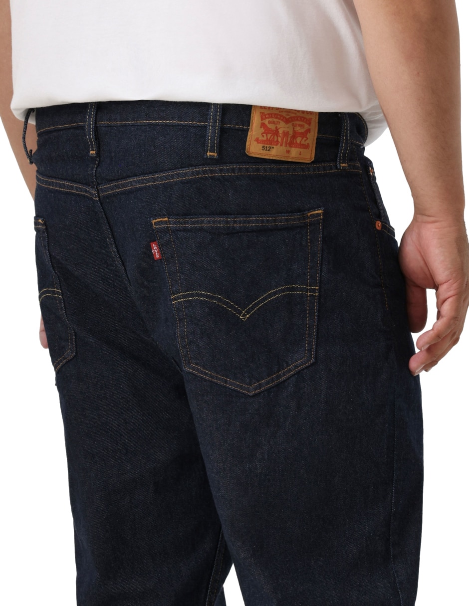 Jeans slim 512 lavado obscuro para hombre 5