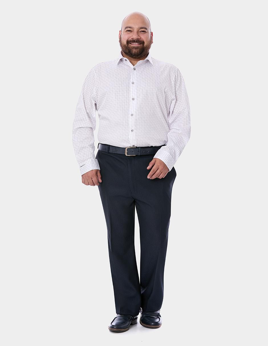 Camisa formal de algodón manga larga para hombre Camisa formal de algodón manga larga para hombre