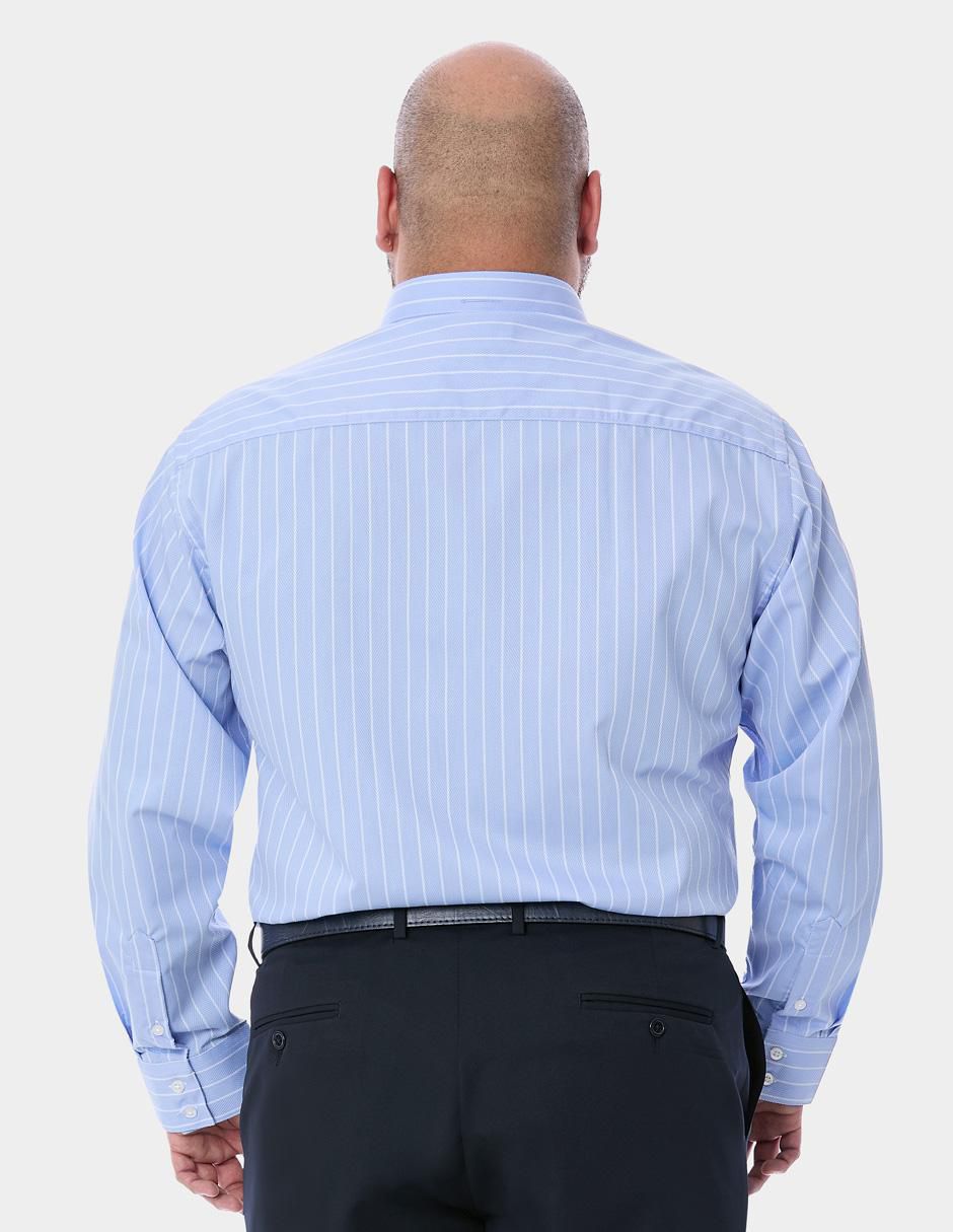Camisa formal manga larga para hombre 4