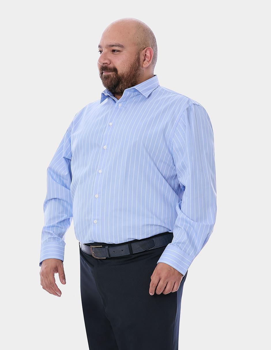 Camisa formal manga larga para hombre 2