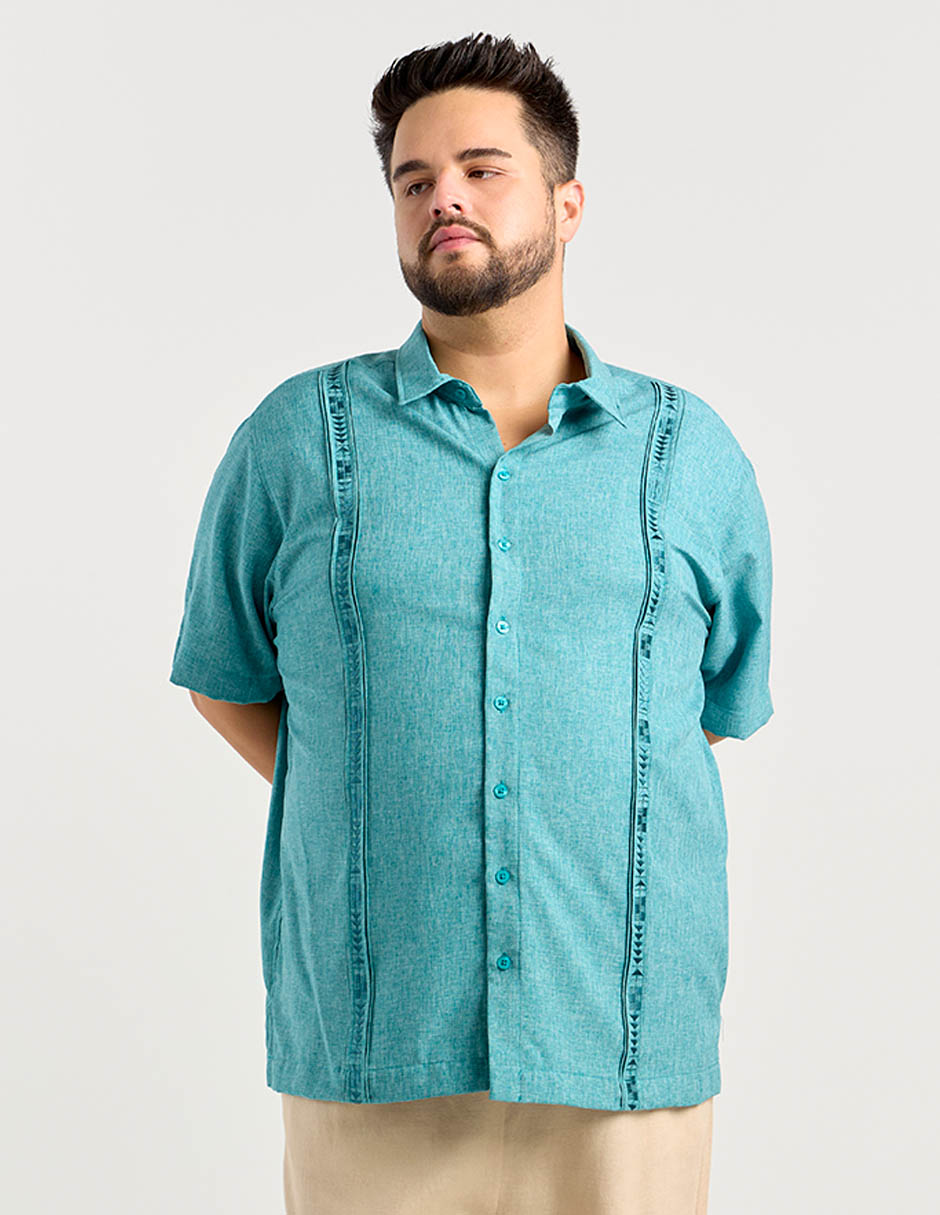 Guayabera manga corta Costavana para hombre