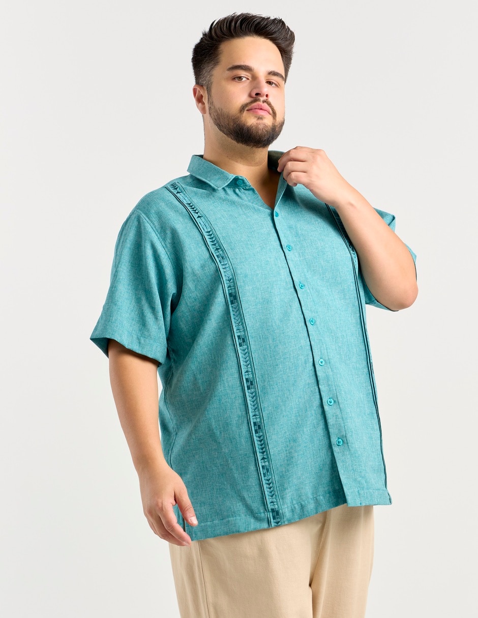 Guayabera manga corta Costavana para hombre