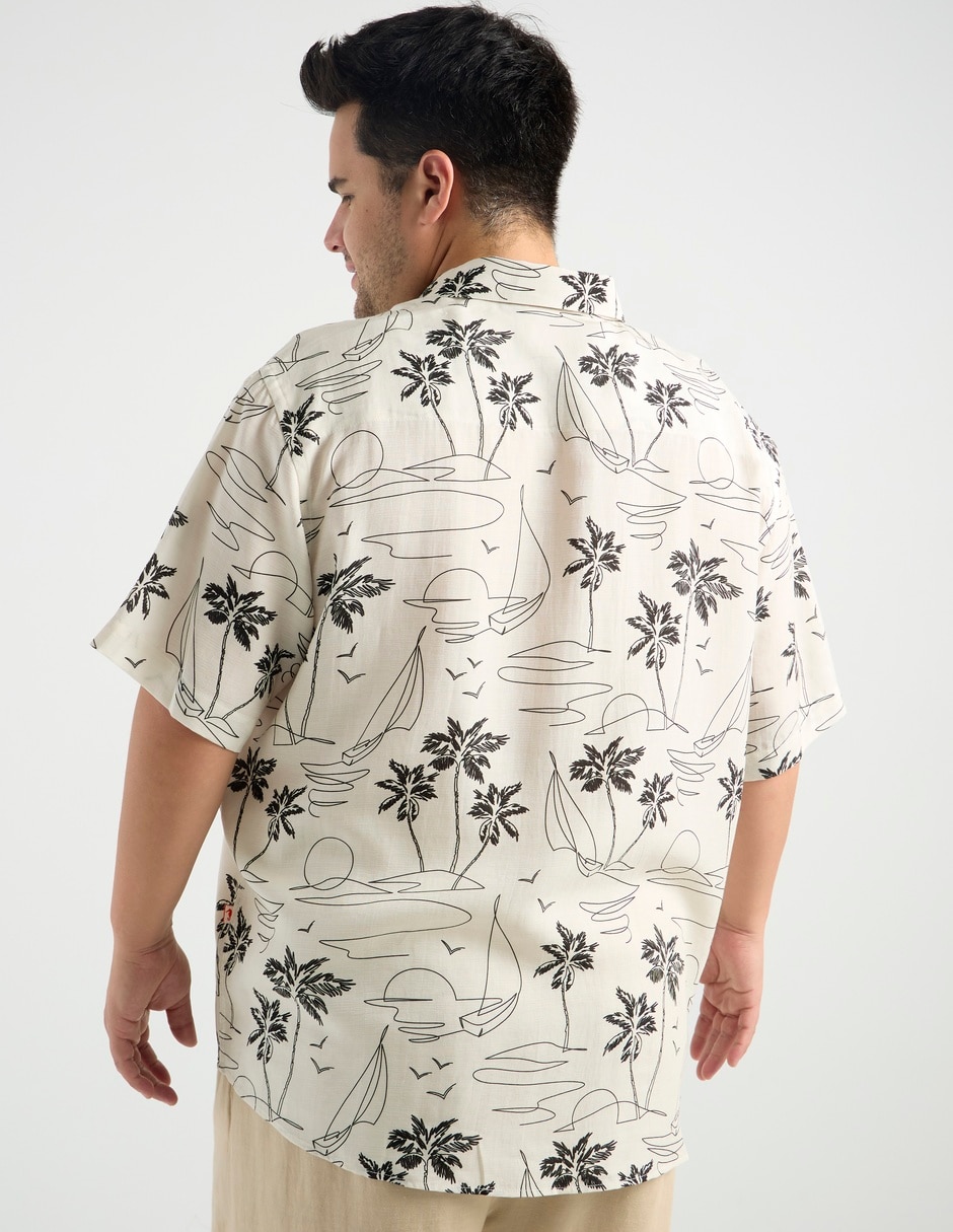 Camisa casual Costavana manga corta para hombre