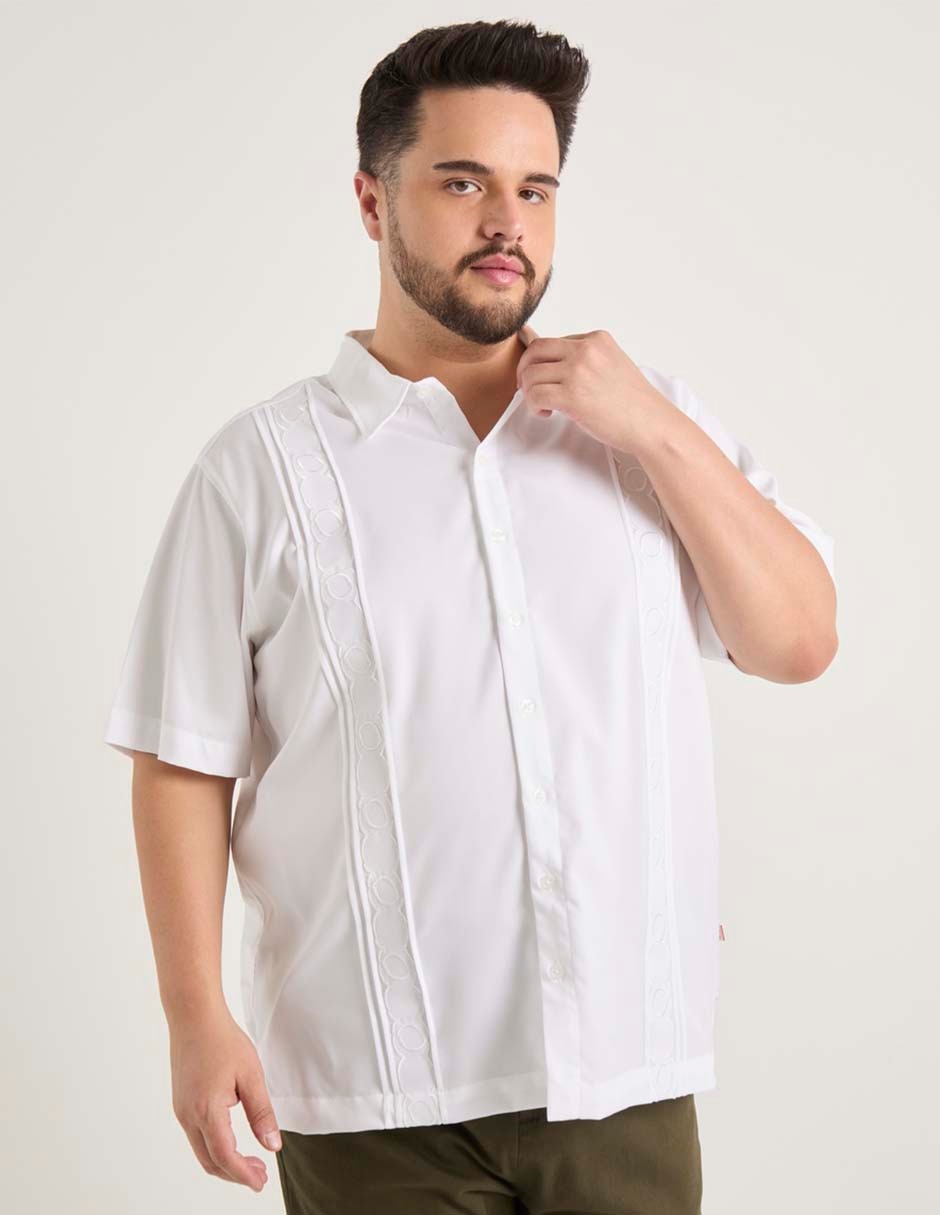 Guayabera manga corta para hombre 1