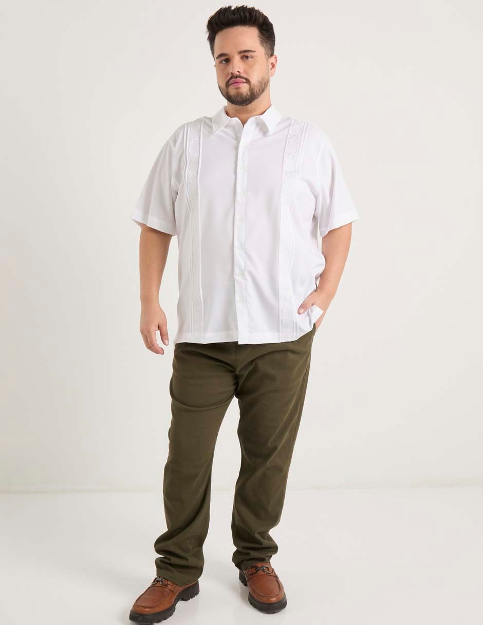 Guayabera manga corta para hombre 6