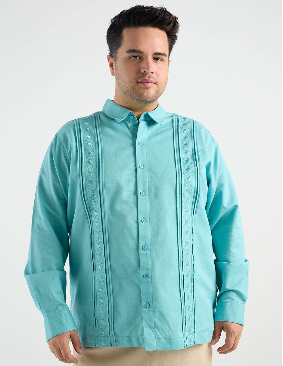 Guayabera manga larga Costavana para hombre