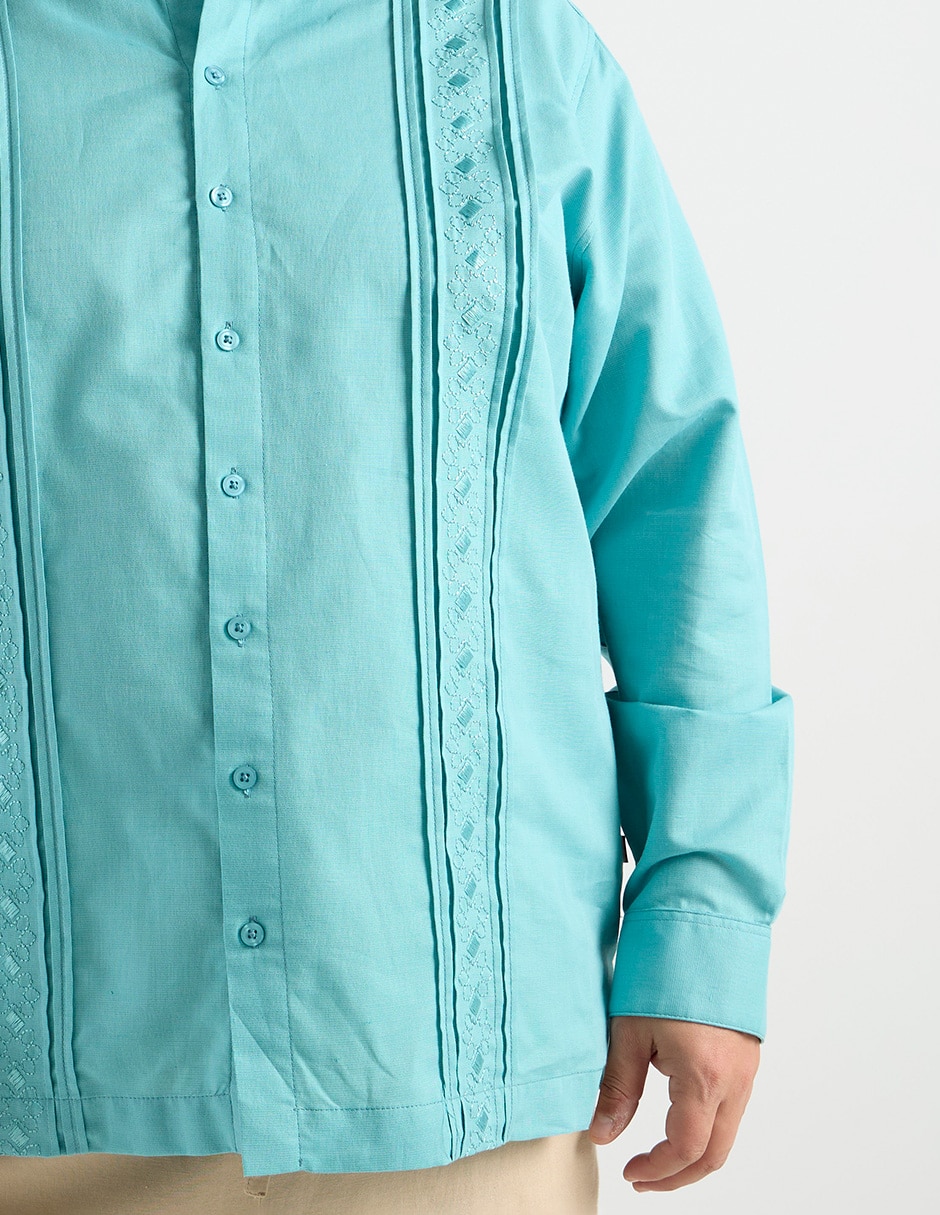 Guayabera manga larga Costavana para hombre