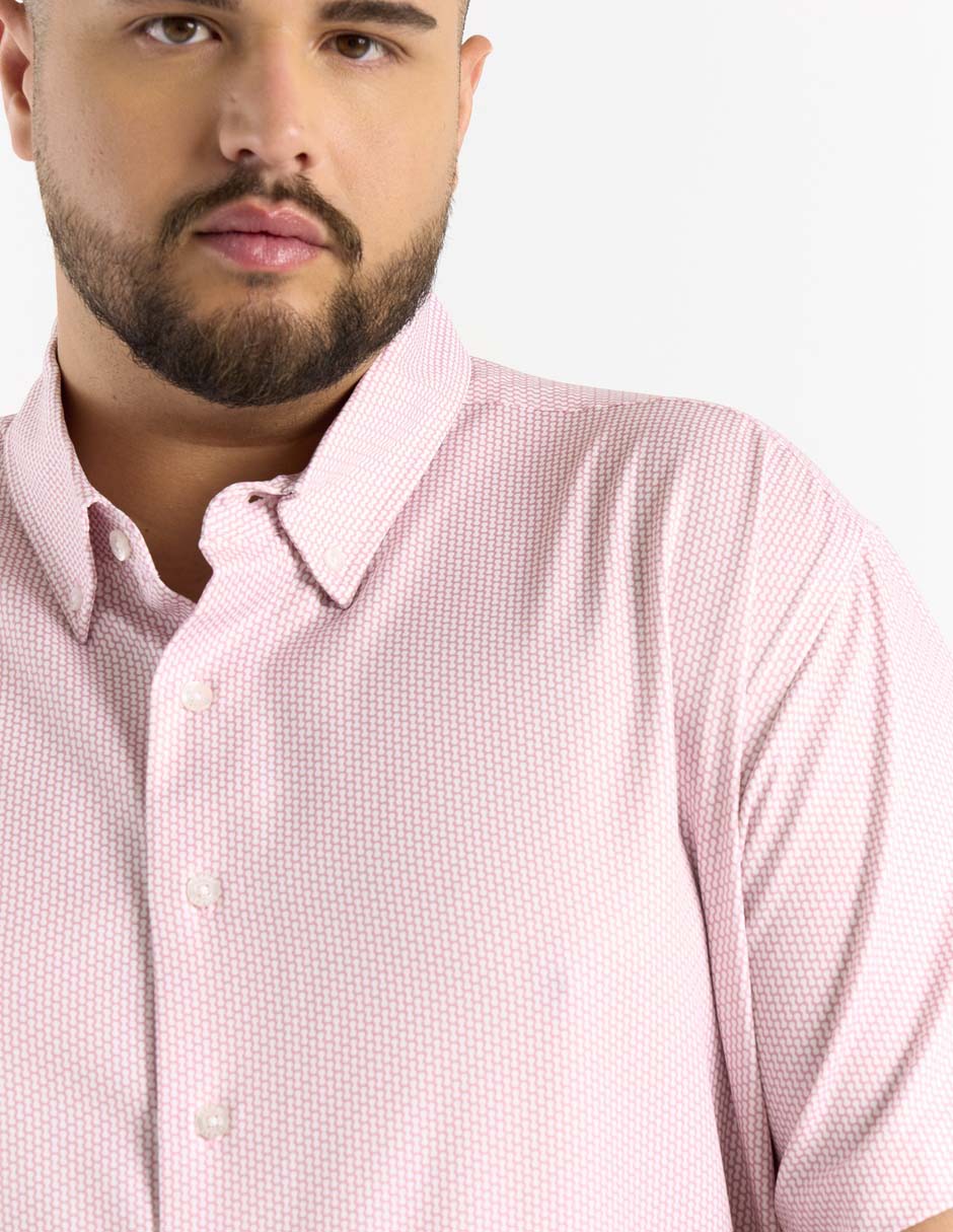 Camisa casual manga corta para hombre 7