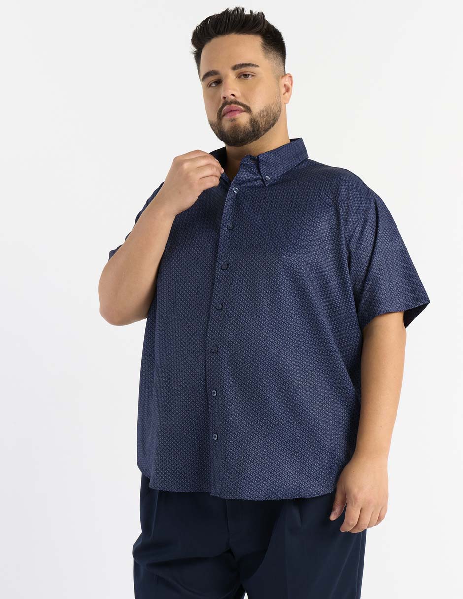 Camisa casual manga corta para hombre 1