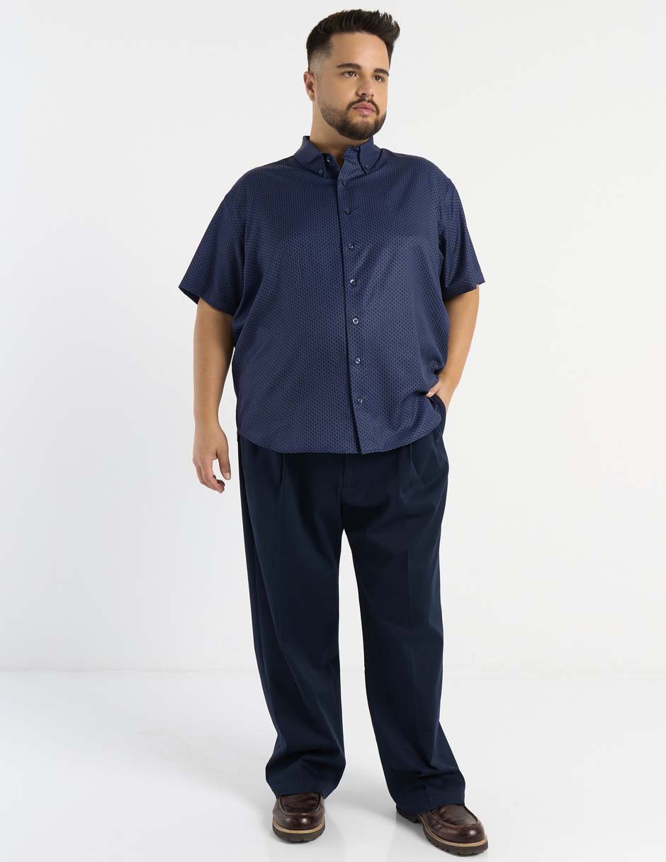 Camisa casual manga corta para hombre 6