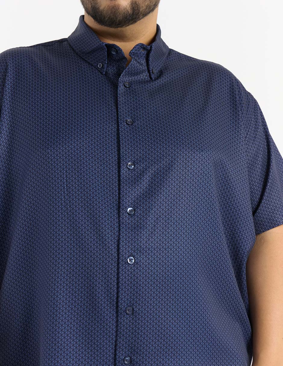 Camisa casual manga corta para hombre 7