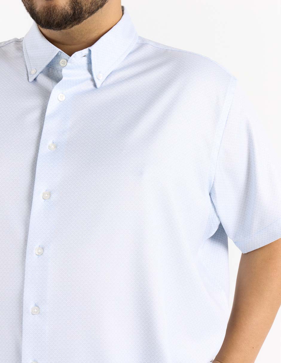 Camisa casual Haggar manga corta para hombre