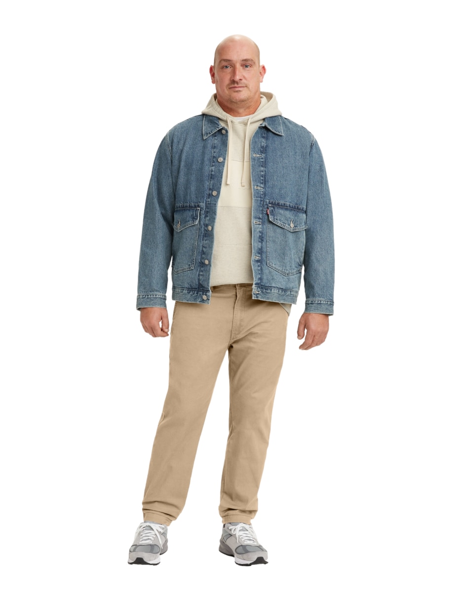 Pantalón regular de algodón para hombre 2