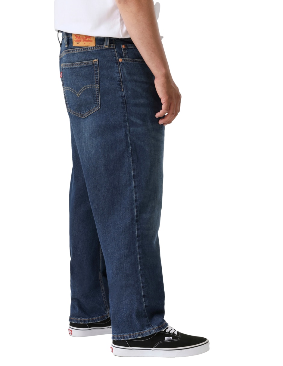 Jeans slim lavado obscuro para hombre 3