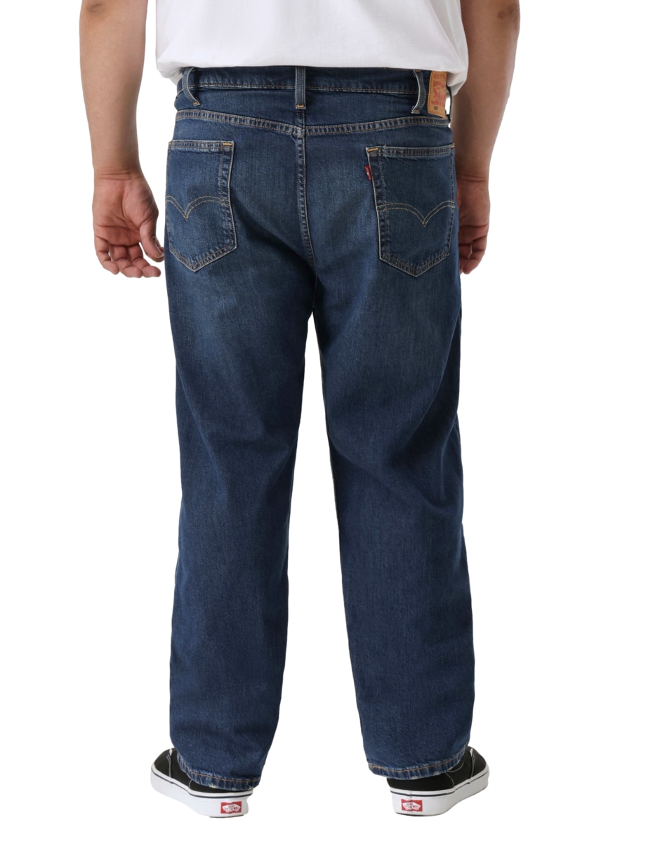Jeans slim lavado obscuro para hombre 4