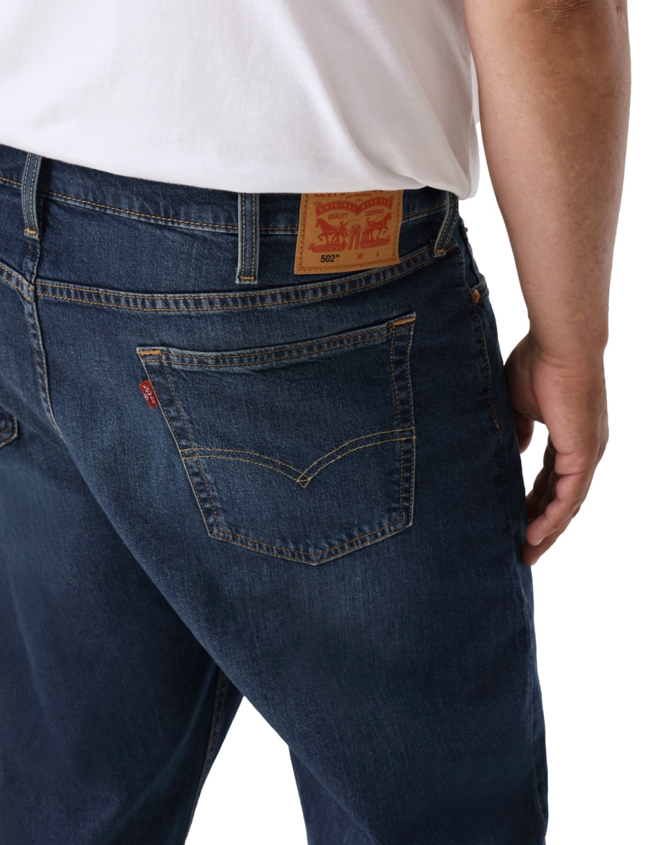 Jeans slim lavado obscuro para hombre 5