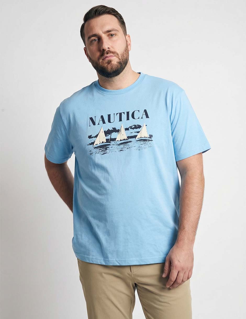 Playera cuello redondo para hombre